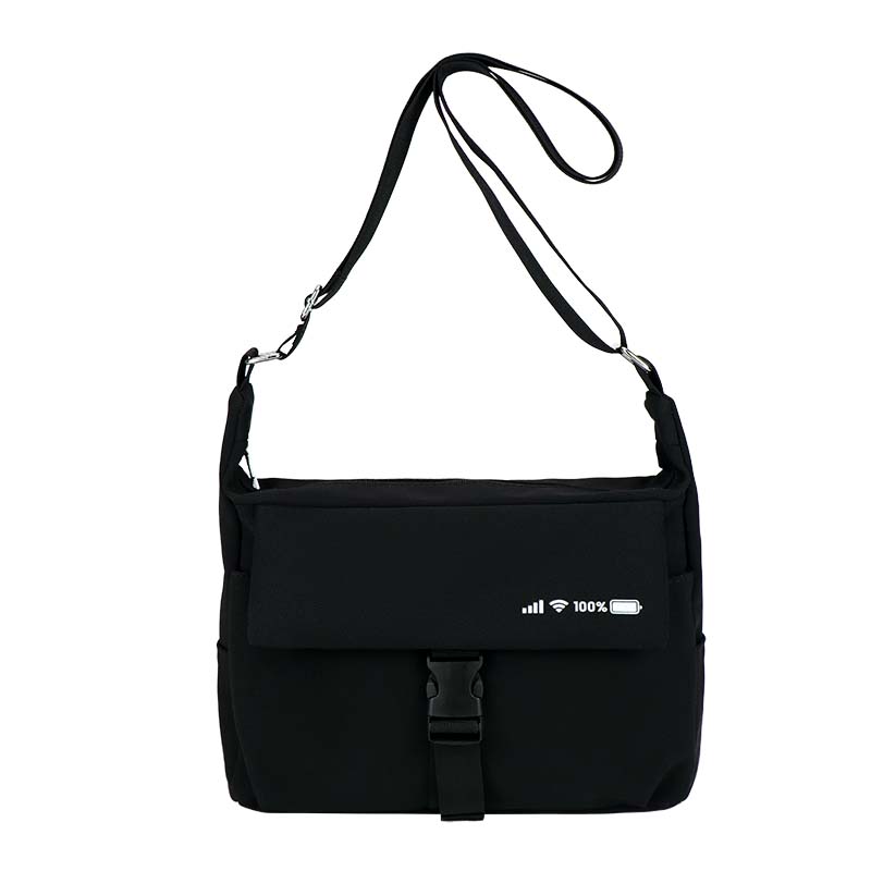 Men's Crossbody Bag Student Shoulder Bag Women's Large Capacity Messenger Bag