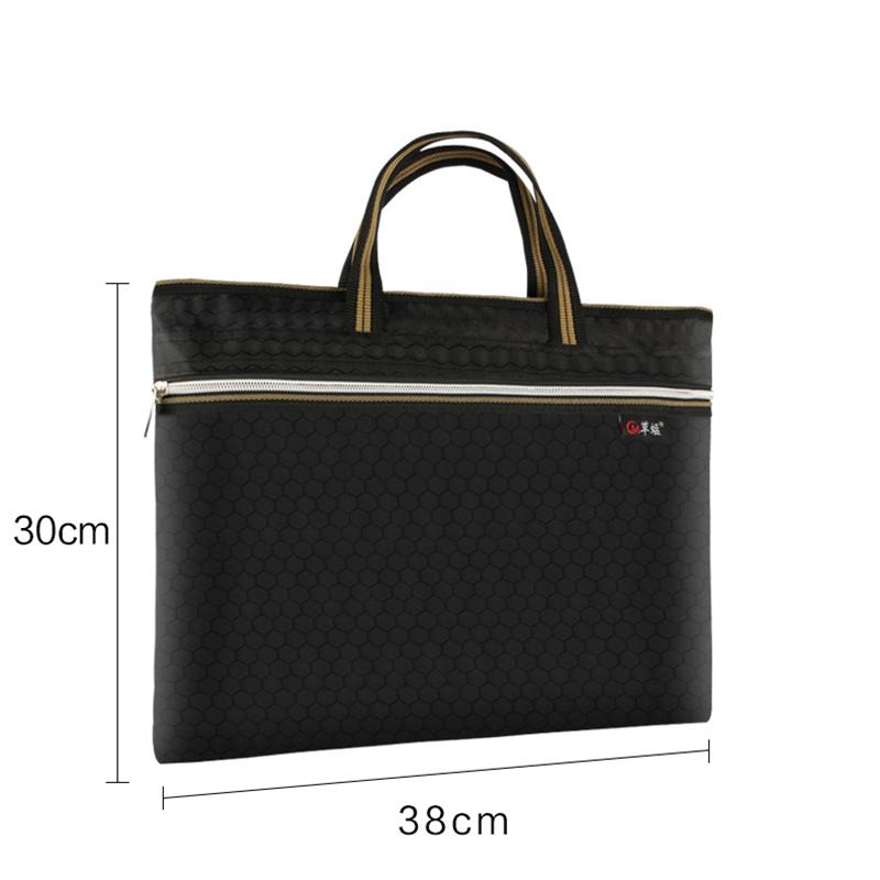 Сумка для документов A4 Tote Папка для хранения документов Многослойный чехол для встреч Сумка для ноутбука Портфель на молнии