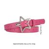 Adjustable Alloy Star Buckle Thin Waist Belt Vintage Style Belt Hot Girls Women Waist Belt for Coat Skirts Jeans