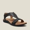 New Large Size Sandals Women's Flat Arch Velcro Casual Beach Sandals