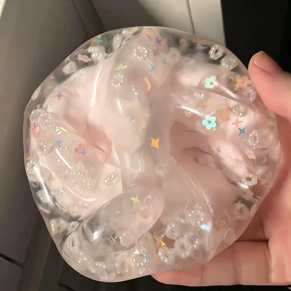 Satisfying Sound Slushy Squishy Toy Colorful Sensory Fidget Ball Handmade Ball Children Gifts