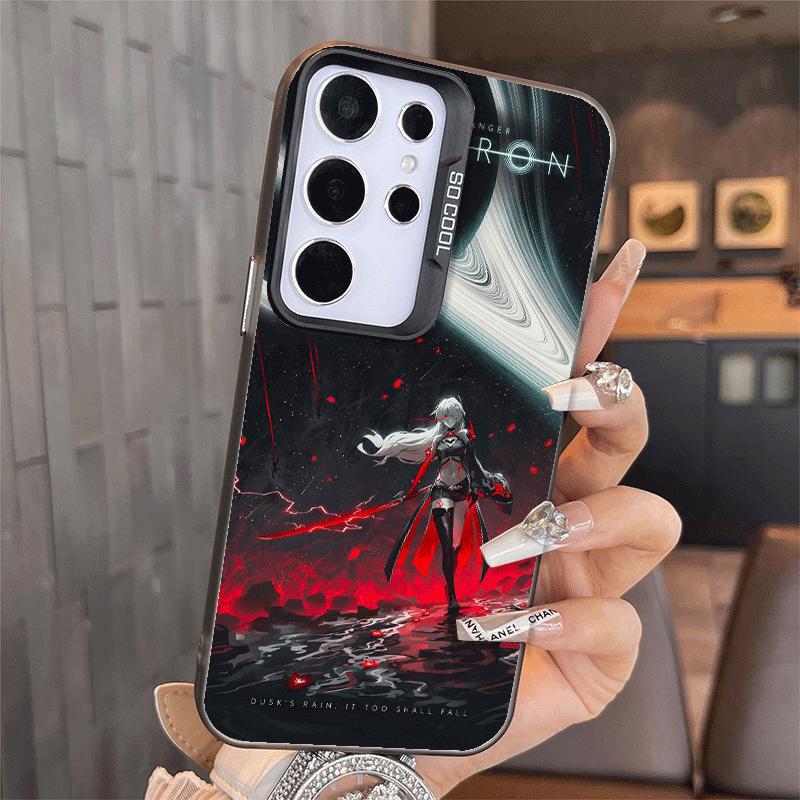Противоударный чехол для телефона Honkai Star Rail Acheron для Samsung A17 A16 A15 A14 A37 A57 A36 A56 A26 A35 A55 A25 A34 A54 A24 A13 A23 A