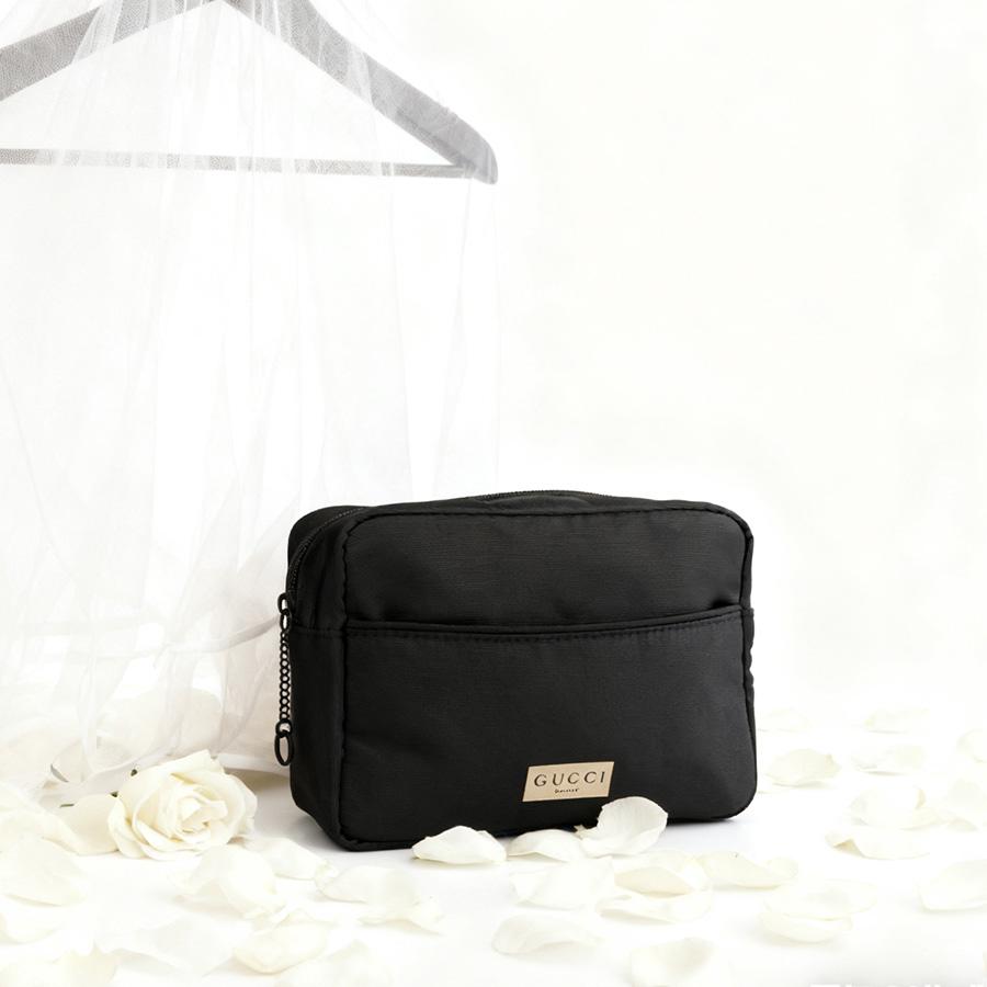 Gucci Женская косметичка, из ткани из чистого хлопка. Подходит для поездок на работу и вечеринок. Экологически чистый
