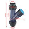 I.D 20~63mm Transparent PVC Y-Type Filter Aquarium Fish Tank Irrigation Filters Garden Water Pipe Filters Joint Fitting