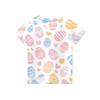 Детская модная повседневная футболка с коротким рукавом и принтом в виде Пасхи и круглым вырезом