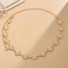 Ingemark Boho Gold Color Flower Belly Waist Chain Women Summer Beach Bikini Adjustable Belt Chain Body New Jewelry Accessories