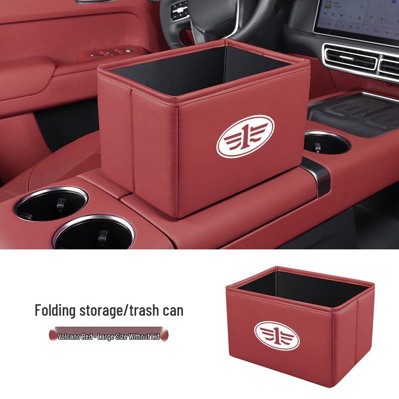 Car Storage Boxes/Folding Trash Cans for FAW Weizhi V2/V5, Xiali N5/N7, Junpai D50/A70