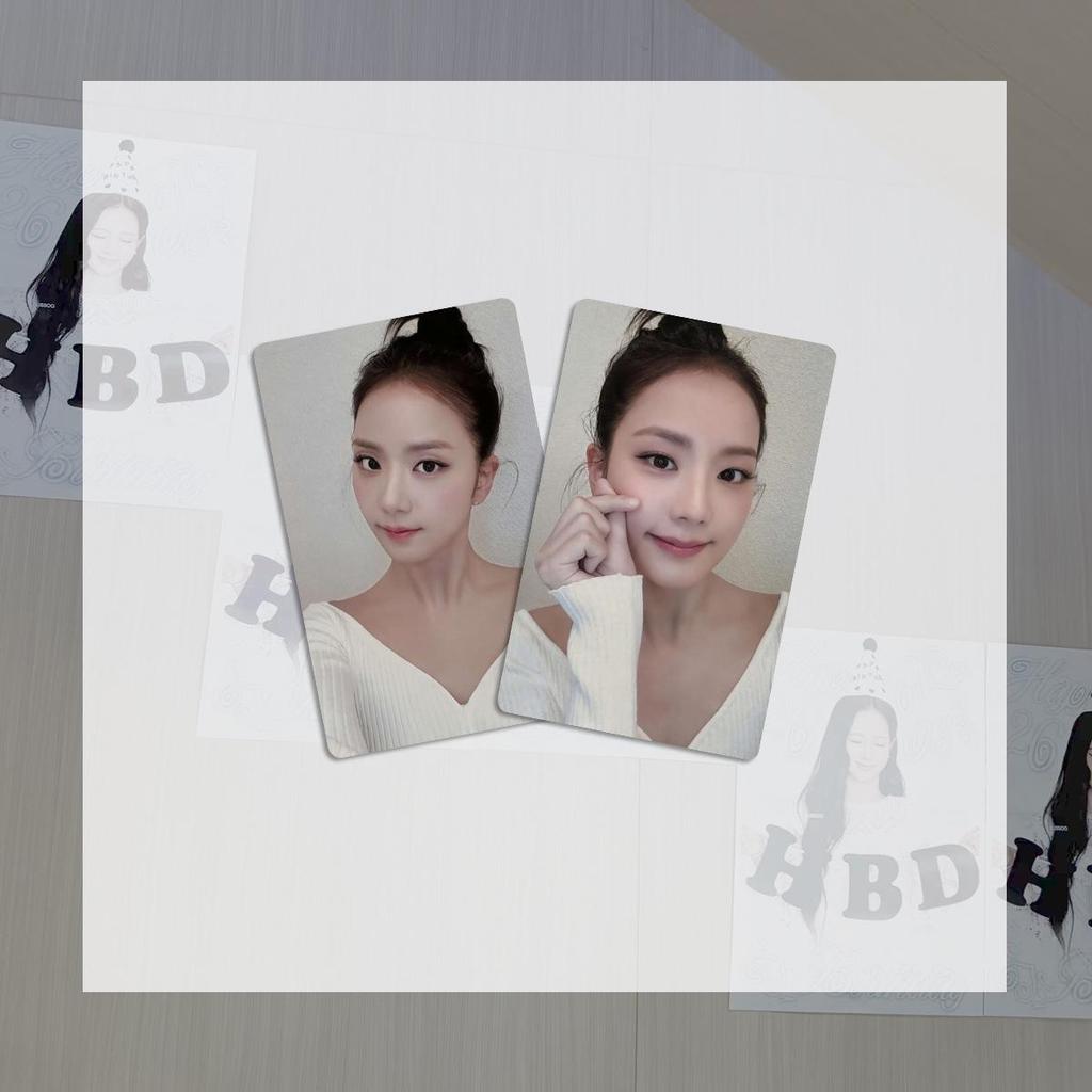 Подарок: Открытка на День Рождения JISOO и Ограниченный Фотокарточка - Коллекция BLISSOO