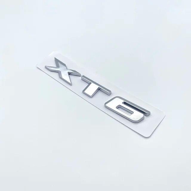 3D буквы и цифры эмблема для Cadillac XT4 XT5 XT6 XTS AWD крышка багажника автомобиля заводская табличка логотип наклейка хром глянцевый черный