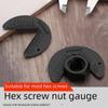 Шестигранная гайка Green Forest, метрическая, британская, радиусный калибр 60° и инструмент для измерения расстояния между зубьями.