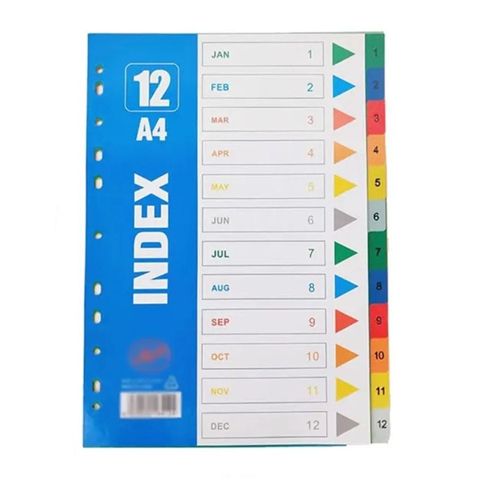 Разделитель индекса номеров страниц 5/10/12/20/31Страницы Разделители для скоросшивателей Разделители для отрывных листов Блокнот