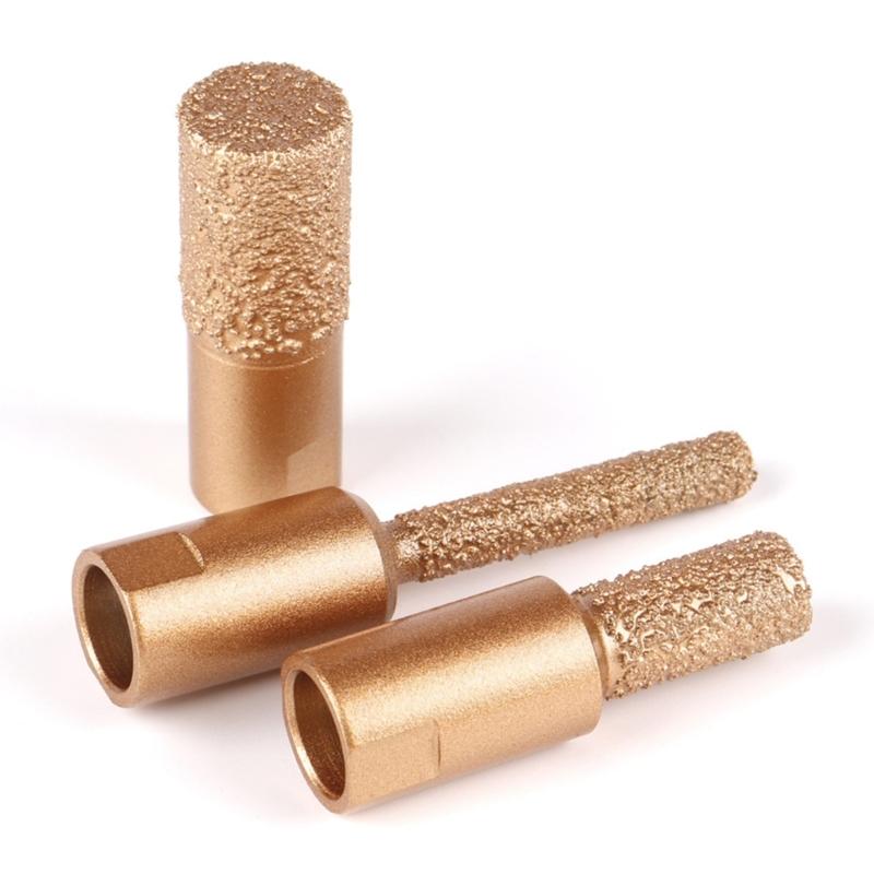 3 шт. Сверхпрочное сверло с резьбой M10 Инструмент для прорезания пазов в раковине для угловой шлифмашины Керамическая плитка Мрамор Прецизионная обработка