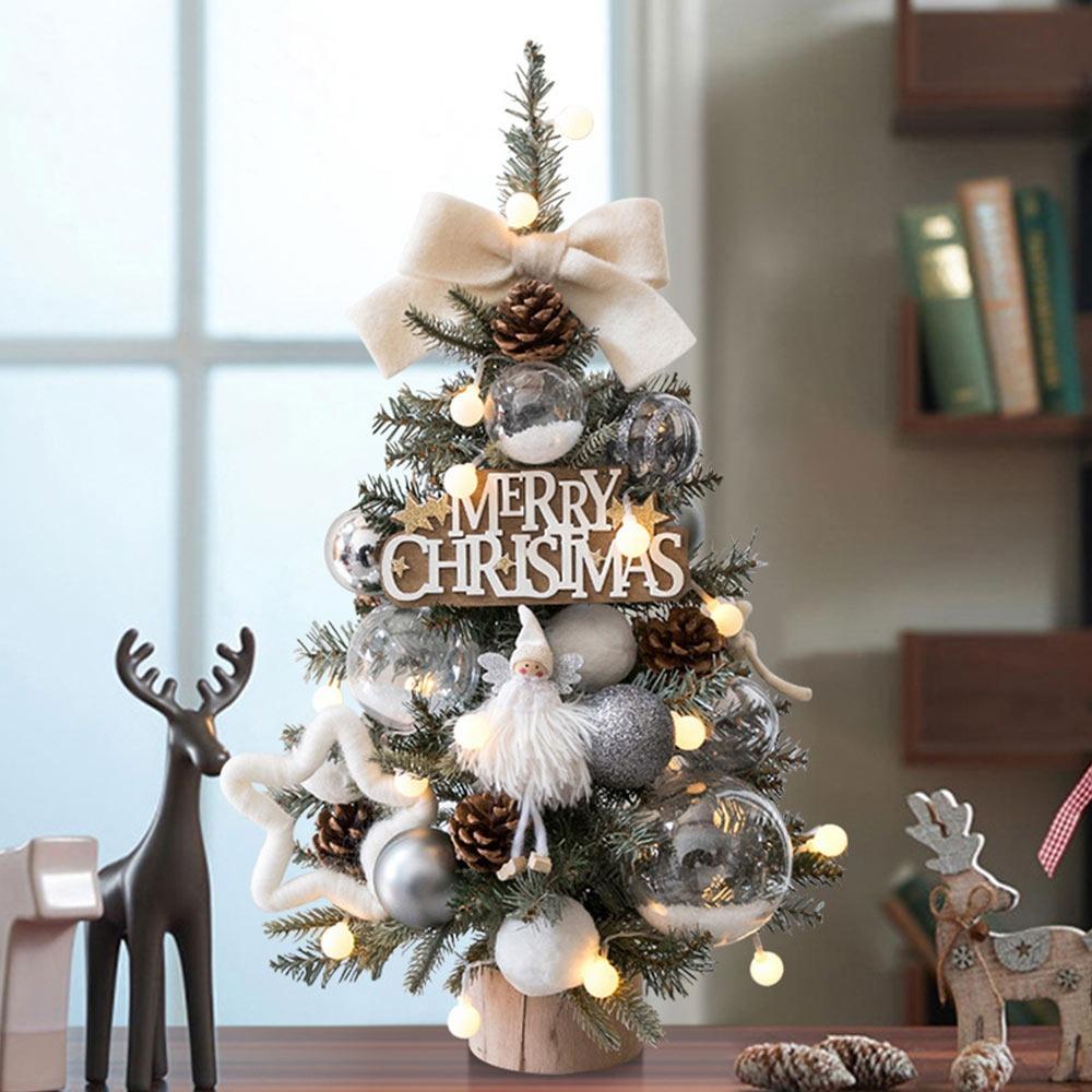 45см Набор для сборки рождественской елки своими руками Искусственная сосна Настольная рождественская елка Настольное украшение