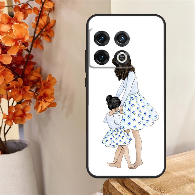 Mom and Daughter Funda For OnePlus 12 12R 13 13R 11 10 Pro 8T 10T OnePlus Nord 4 CE 2 3 Lite N30 N20 N10 Case