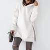 Women's Long Sleeve Round Neck Padded Sweatshirt Solid Colour Pocket Loose Hooded Long Sleeve Sweatshirt