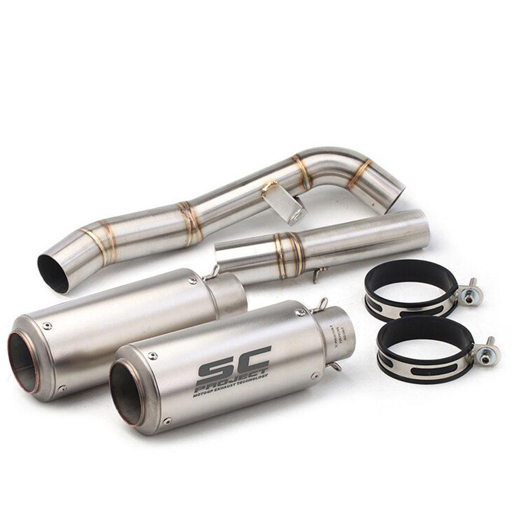 Kawasaki Z1000/Z1000SX/R/NINJA1000 Dual-Exhaust Mid-Pipe