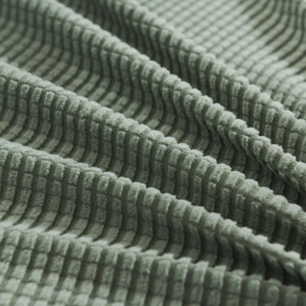 Премиальная жаккардовая чехол на диван для 1/2/3/4 местного сиденья Толстая ткань из полярного флиса Эластичная посадка Однотонный принт Угловой защитный чехол для дивана L-образной формы