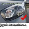Накладка на фары для Kia Picanto TA Moning 2011-2017 Аксессуар Замена фар Прозрачный корпус фары Крышка корпуса фары