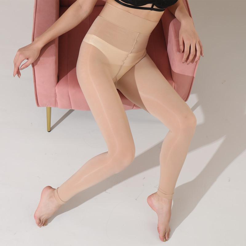 8D Глянцевые колготки-маска с лошадиным маслом для мужчин и женщин - Шелковистые, Легкие как вода, Утягивающие леггинсы и Сценические носки