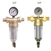 Reusable Water Sediment Filter High Flows Backwashable Pre Filter System 1/2inch or 3/4inch Thread for Household Pipe