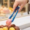 Ice Cube Tongs 2PCS Plastic Clamp, with Anti-Slip Tooth Pattern, Durable Bread And Cake Multi-Use Tongs, for Cubes Kitchen Bar Salad Anti-slip Clamp