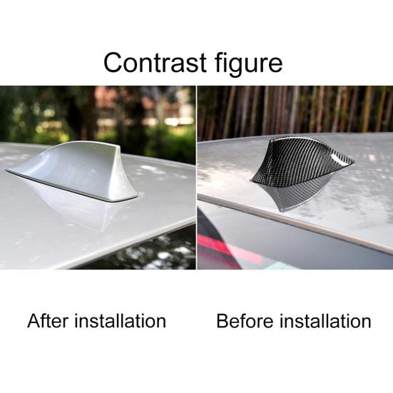 Стильная накладка на автомобильную антенну из углеродного волокна с плавником акулы для BM-W F10/F30/E90/F15