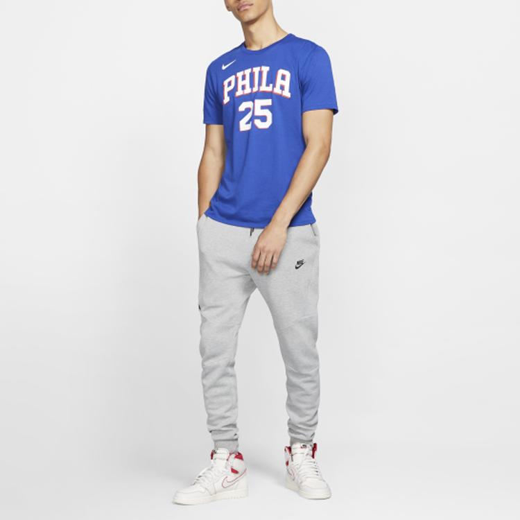 Nike Мужские трикотажные изделия NBA Philadelphia 76ers Limited Edition темно-синие 870801-496