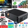 15000 люмен Android Full HD 1080P Портативный проектор для домашнего кинотеатра Портативный видеопроектор 200-дюймовый ЖК-экран Офисный проектор