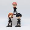 7 шт./комплект Аниме Jujutsu Kaisen Фигурка Итадори Юдзи Годзё Сатору Фусигуро Мэгуми Кугисаки Милая Игрушечная Машинка Украшение ПВХ Модель Подарок