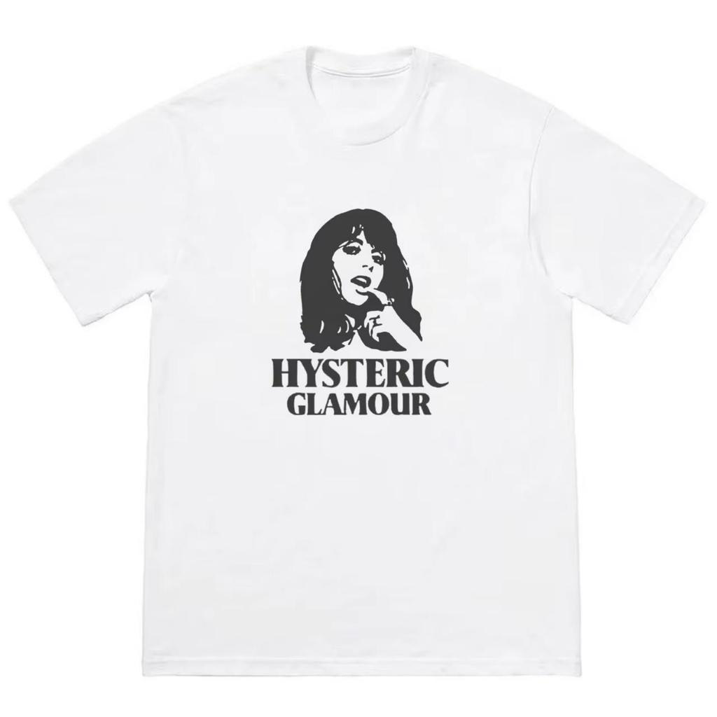 Высококачественная трендовая женская одежда с коротким рукавом Hysteric Glamour Американская ретро футболка Уличная культура Бренд Tide Футболка Ниша