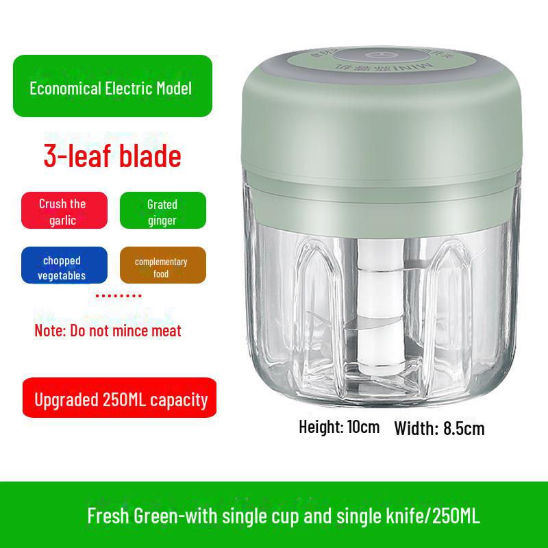 Многофункциональная электрическая чесночница и давилка для домашнего использования