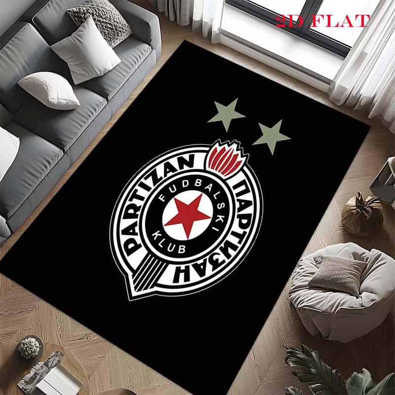 Partizan logo Carpet Rug for Living Room Bedroom Home Sofa Decoration,Kids play Nonslip Floor Mat