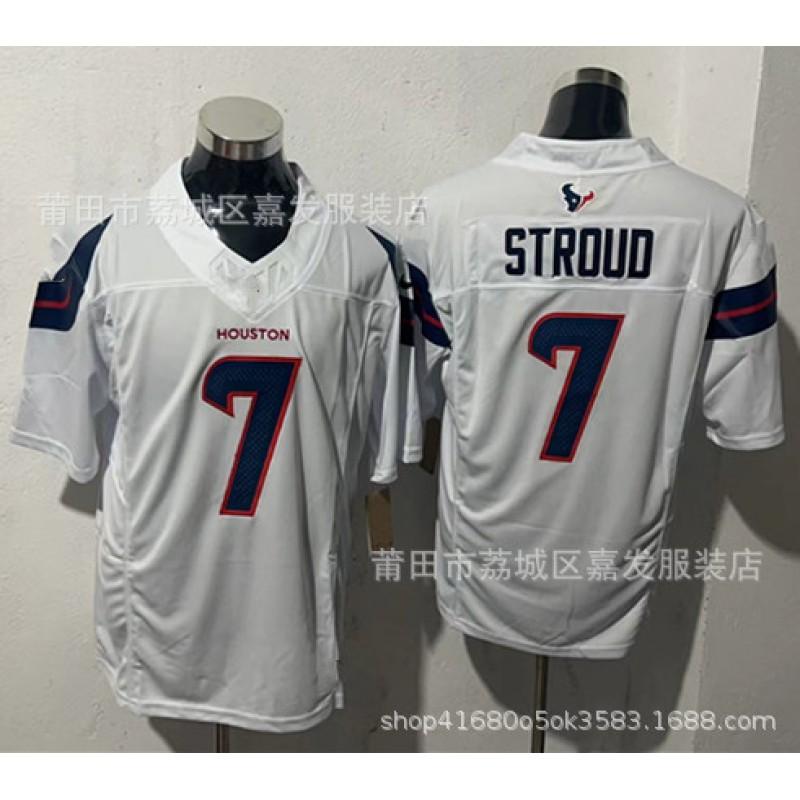 Houston Texans NFL Football Jersey Stroud 7 Mens Premium Cotton Performance Third Generation