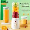 Portable Wireless Blender Electric Fruit Juicer Machine For Orange Ice Crushing 10 Blades Auxiliary Food Machine 1500mA Mixer
