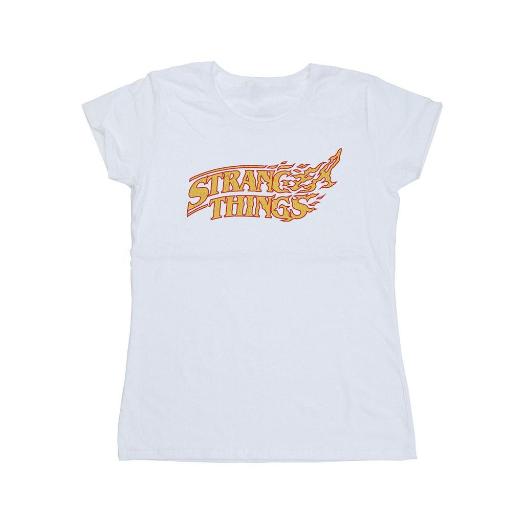 Netflix Womens/Ladies Stranger Things Logo Breaking Cotton T-Shirt