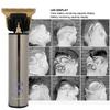 Rechargeable Electric Hair Clipper Portable Hair Trimmer Cutting Machine Styling ToolSilver