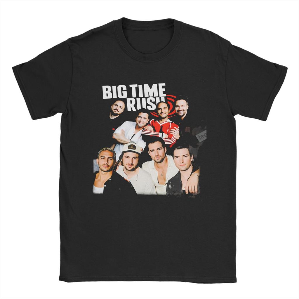 Big Time Rush 2025 Outfit Unisex T Shirts Pure Cotton Tee Graphic Printed  Tops Tshirt