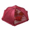 Umbrella Shape Food Cover Breathable Mesh Dining Table Dish Tent Pop-Up Mesh Screen  Kitchen Use