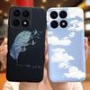 Чехол для Honor X8a Модный Чехол из Мягкого Силикона с Рисунком Пера и Облака Для Honor X8 5G 4G HonorX8 X 8 8a HonorX8a