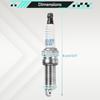 4 шт., автомобильные иридиевые свечи зажигания 1885510060, аксессуары для автомобильного зажигания для Hyundai Accent Veloster Elantra 2006-2015 Kia K3 Rio 2012-2018 Soul Venga