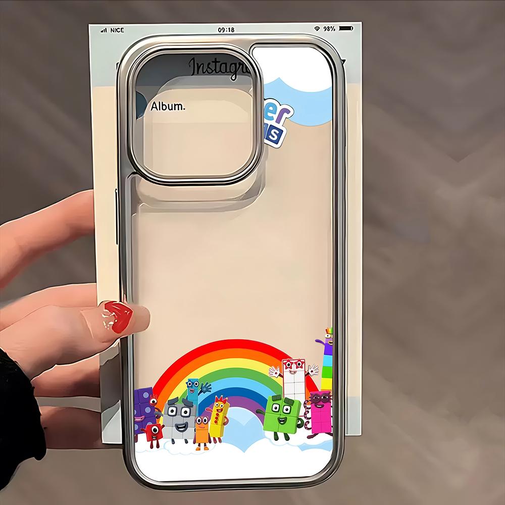 Чехол для телефона Sprunki Game для iPhone 16e 16 15 14 13 12 11 Pro Max X XR XSMAX 8 7 Plus Роскошный прозрачный мягкий задний чехол