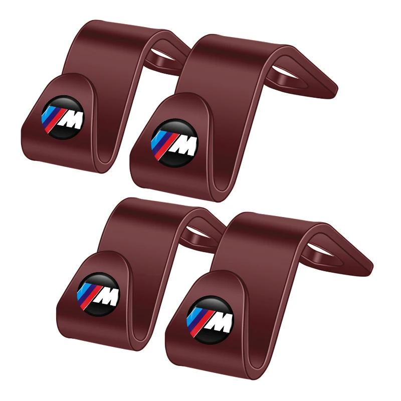 BABD1 2025 Hot Car Interior Seat Hooks Sundry Storage Holder For BMW M Power I3 G08 F15 F16 G20 G30 G11 G12 E36 E34 F94 F95 F97 F98 F9