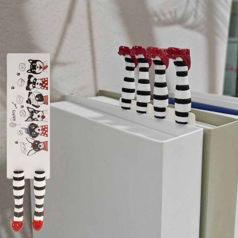 3D закладка-ведьма с ногами, АБС-пластик, закладки 'Злая ведьма', канцелярские товары, office, школьные принадлежности для книголюбов и фанатов книг