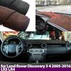 For Land Rover Discovery 3 4 2005-2016 LR3 LR4 Car-styling Suede Leather Black/Brown Dashmat Dashboard Cover Pad Dash Mat Carpet