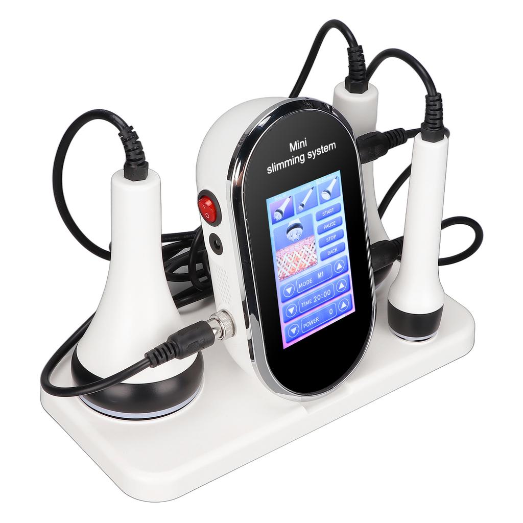 40 кГц Кавитационный аппарат с 3 головками для омоложения кожи RF-аппарат для похудения тела 100‑240 В США