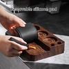 Coffee Tamper Station Multifuntional ABS Tamping Station Coffee Tamping Stand ABS Texture Present for Coffee Enthusiasts