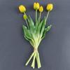 Имитация цветка Свадебные ручные цветы Букет Искусственный цветок Домашнее украшение Искусственные тюльпаны Цветок