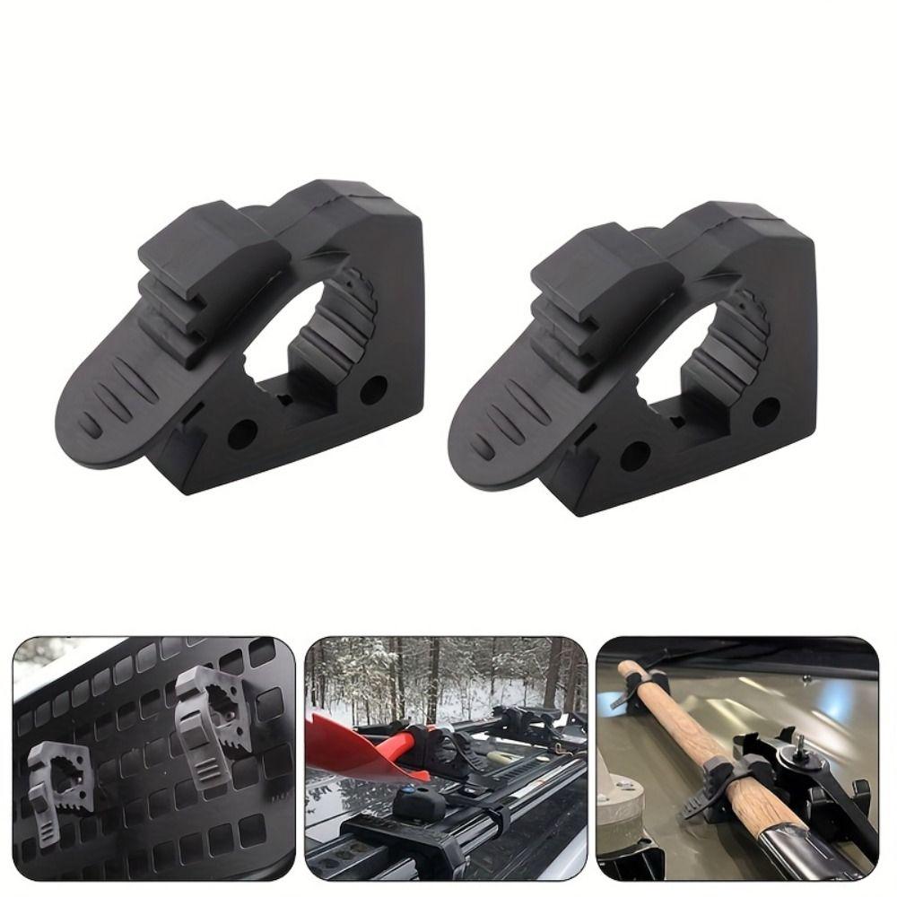 2Pcs Mounting Tools Quick Fist Clamp Mount Bracket Shovel Holder Quick Mounting Rubber Clamp  Truck