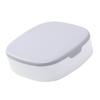 Portable Jewelry Case Multifunctional Orderly Storage White Gray Mini Travel Jewellery Box for Home