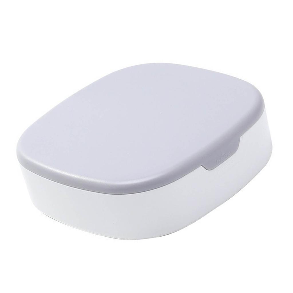 Portable Jewelry Case Multifunctional Orderly Storage White Gray Mini Travel Jewellery Box for Home